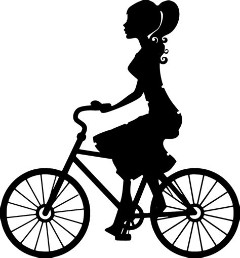 Svg Bicycle Girl Bike Woman Free Svg Image And Icon Svg Silh