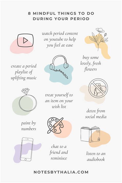 30 Mindful Things To Do During Your Period Notes By Thalia