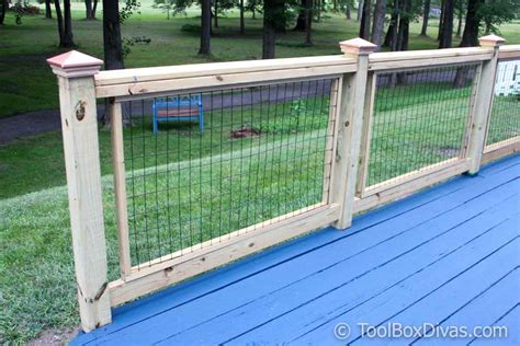 How To Easily Build And Install Deck Railing Toolbox Divas