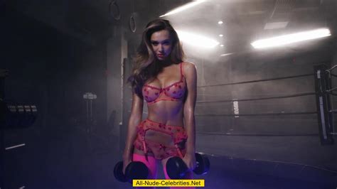 Alexis Ren In See Through Lingeries For Love Advent
