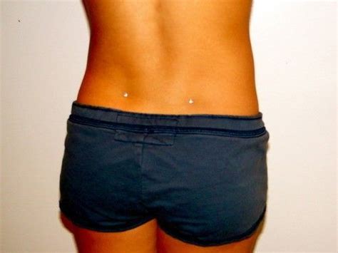 Double Belly Button Piercing Kinda Like This Back Dimple Piercings Cute Piercings Back Dimples