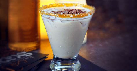 Do you wish your alcoholic drinks tasted more like a dessert? Salted Caramel Chocolate Martini : Vodka : DrinkWire