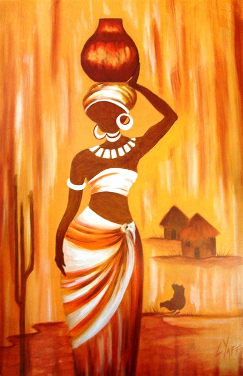 African Woman Original Oil Painting Available Directly From Artist