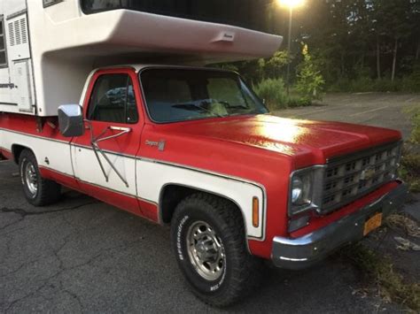 1978 Chevy C20 Campers Special With Amerigo Slide In Camper Classic