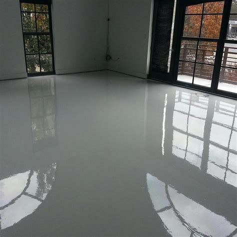 White Epoxy Floor Coating Flooring Tips