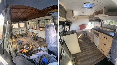 I Built An Off Grid Solar Tiny House In A Van For 3500 Youtube
