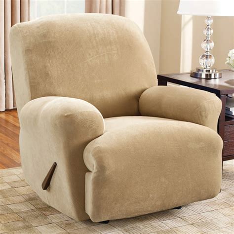 Sure Fit Stretch Pique Lift Recliner Slipcover Large