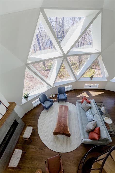 A Geodesic Dome House In Massachusetts Was Given A Contemporary