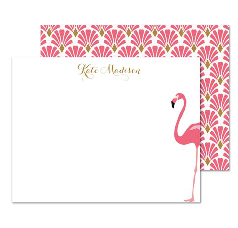 Flat card Stationery - Flamingo by Papela | Wedding invitations stationery, Modern wedding ...
