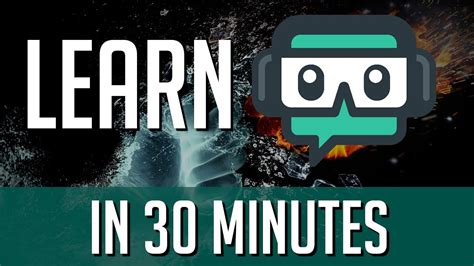 Learn Streamlabs Obs In 30 Minutes Live Stream Setup And Recording