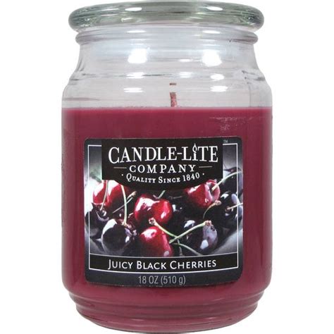 Candle Lite Juicy Black Cherries Candle
