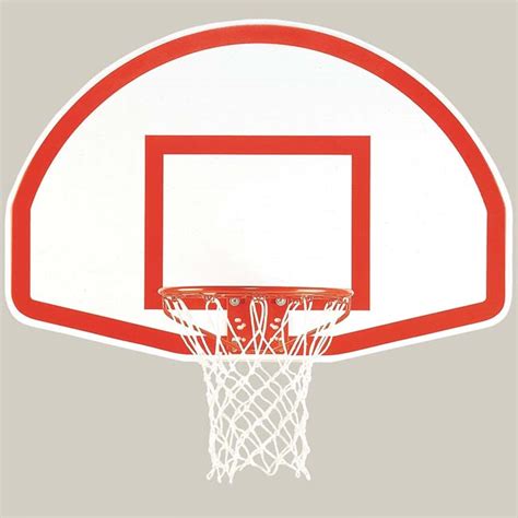 Bison Fan Shaped Basketball Backboard With Shooters Square Keeper Goals