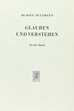 Glauben und Verstehen: Gesammelte Aufsätze. Zweiter Band by Rudolf Karl ...