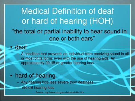 Ppt Ddeaf And Hard Of Hearing Powerpoint Presentation Free Download Id2043655