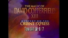 David Copperfield Mystery on the Orient Express TV Commercial Ad - YouTube