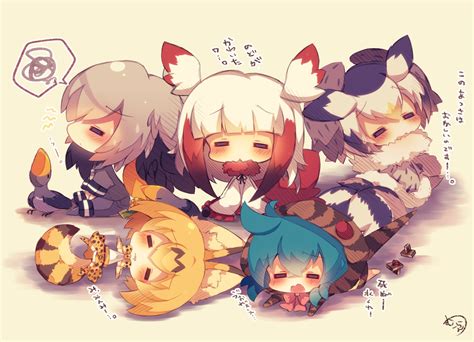 Download 1823x1317 Anime Girls Chibi Cute Animal Ears