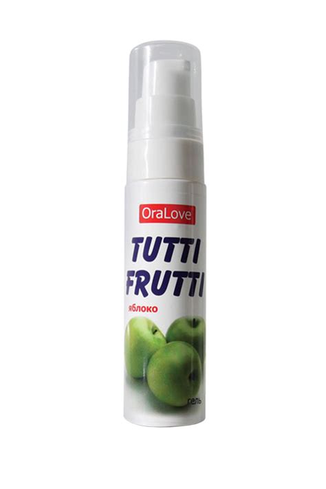 Оральный гель смазка oralove tutti frutti яблоко отзывы