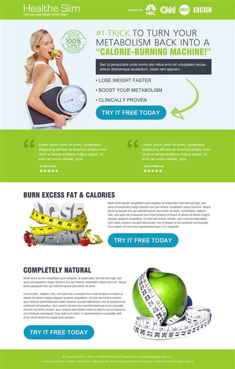 Best Weight Loss Service Res Lp 005 Weight Loss Landing Page Design