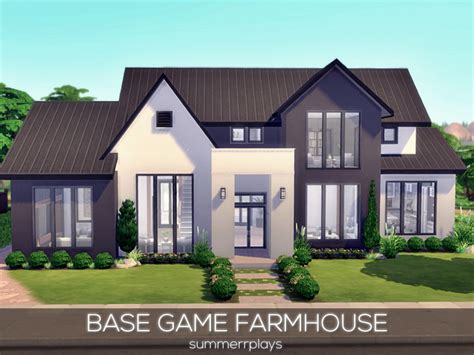 Farmhouse By Summerr Plays From Tsr • Sims 4 Downloads