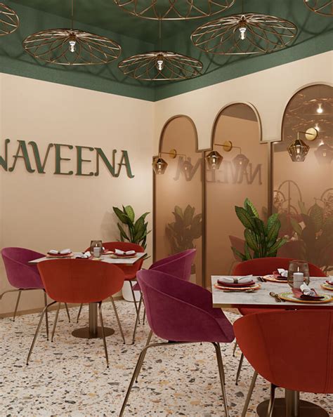 Naveena Modern Indian Restaurant Design Comelite Architecture