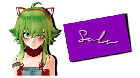 Mmd Vocaloid Solo Gumi Youtube