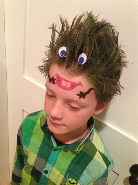 You know what's great about having highlights? Great Crazy Hairstyles for "Wacky Hair Day" at School