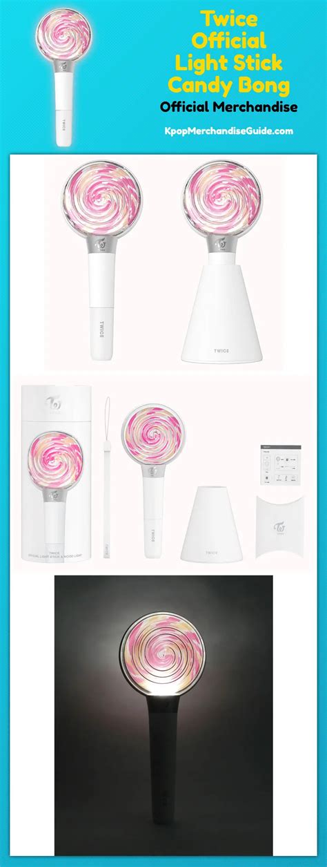 Twice Lightstick Transparent Twice Official Mini Candy Bong Z