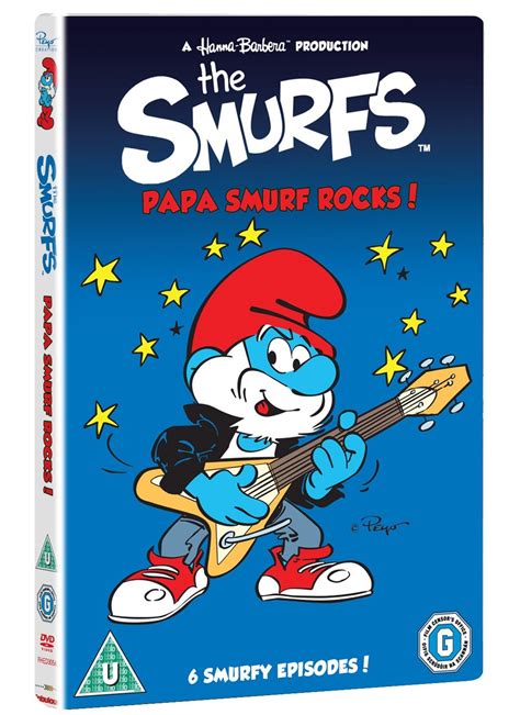 Smurfs Papa Smurf Rocks Region 2 Dvd Smurfs Wiki