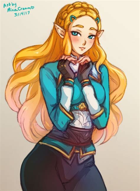 Mina Cream On Twitter Princess Zelda Legend Of Zelda Zelda Art