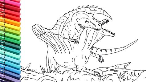 Jurassic World Coloring Pages Scorpius Rex