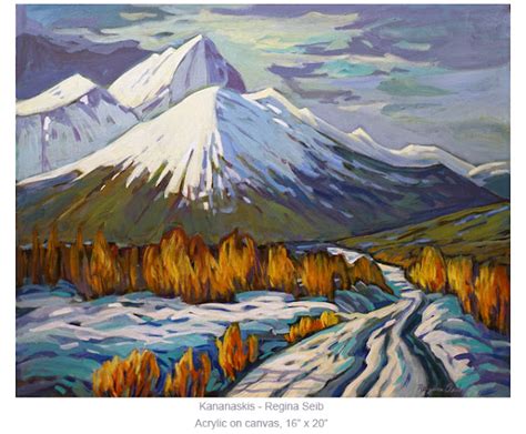 Webster Galleries Inc The Alberta Landscape Paintings By Regina Seib