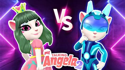 My Talking Angela 2 New Year Update Gameplay 🐲 Angela Vs Angela 🛸 Youtube