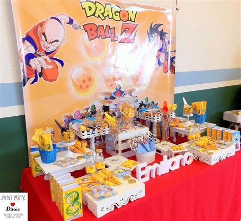 Dragon Ball Z Birthday Party Ideas Photo 6 Of 7 Dragon Ball Z