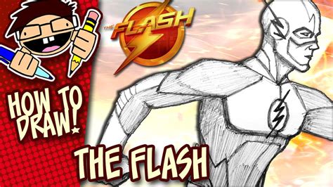 How To Draw The Flash The Cw Tv Series Version 1 Narrated Easy Step