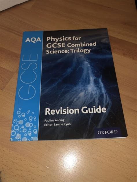 Aqa Physics For Gcse Combined Science Trilogy Revision Guide By