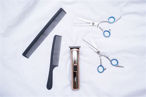 Set Of Tool For Hair Cut Set My Myself Stock Photo Download Image Now