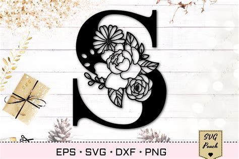 Free 295 Floral Alphabet Svg Svg Png Eps Dxf File Download Svg Cut