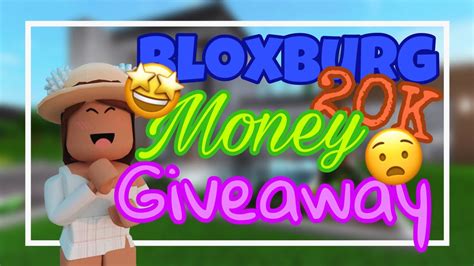 20k Bloxburg Money Giveaway Closed Lxachu Youtube