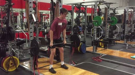 Band Resisted Olympic Lifts And Hang Cleans From Pins Youtube