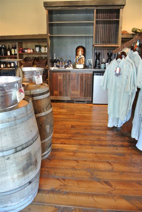 This process cuts an authentic irregular pattern in reclaimed or new lumber to achieve a worn rough sawn look. Pre finished rustic circle sawn flooring - Sustainable ...