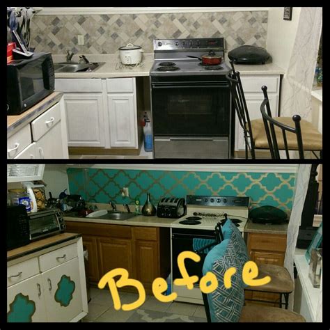 Maybe you would like to learn more about one of these? Cheap kitchen update with spray paints, laminate ...