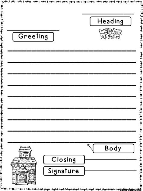 How To Write A Friendly Letter First Grade Allcot Text