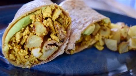 vegan breakfast burrito hearty and delicious youtube