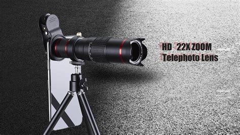22x Mobile Phone Camera Zoom 4k Hd Optical Telescope Telephoto Lens For
