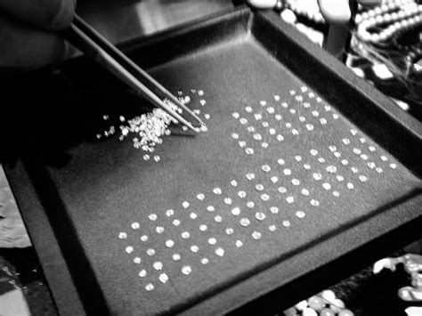 Preparing the Diamonds - Jewellery in the Making by Gems-B Diamond