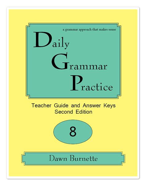Daily Grammar Practice Grade 8 Advanced Dgp Bookstore