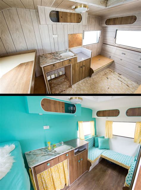 Before And After Photos Of Our Restored Vintage Caravan Vintage Camper