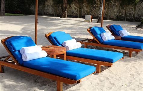 Relaxing Chairs At Luxury Beach Resort Stock Photo Image Of Concept