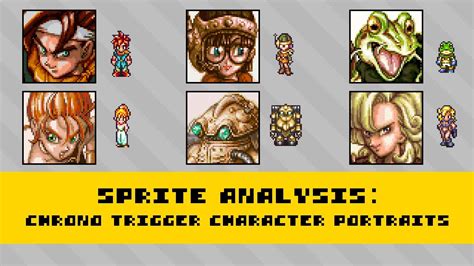 Sprite Analysis Chrono Trigger Character Portraits Youtube