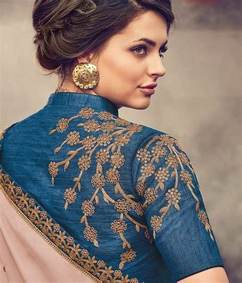 10 Blouse Embroidery Designs To Check Out This Wedding Season Bridal